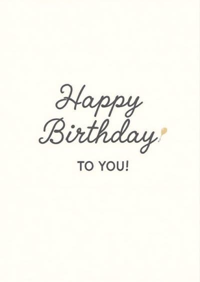 Funny Birthday Greeting Card with Cute Balloon Design