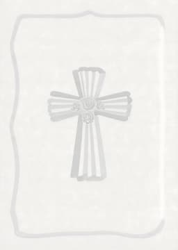 Christian Greeting Card Elegant Cross Design