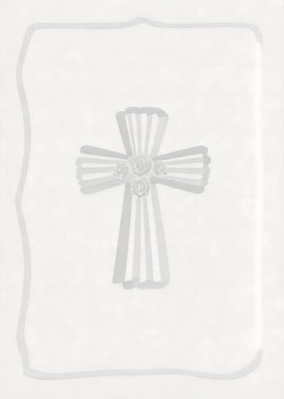 Christian Greeting Card Elegant Cross Design