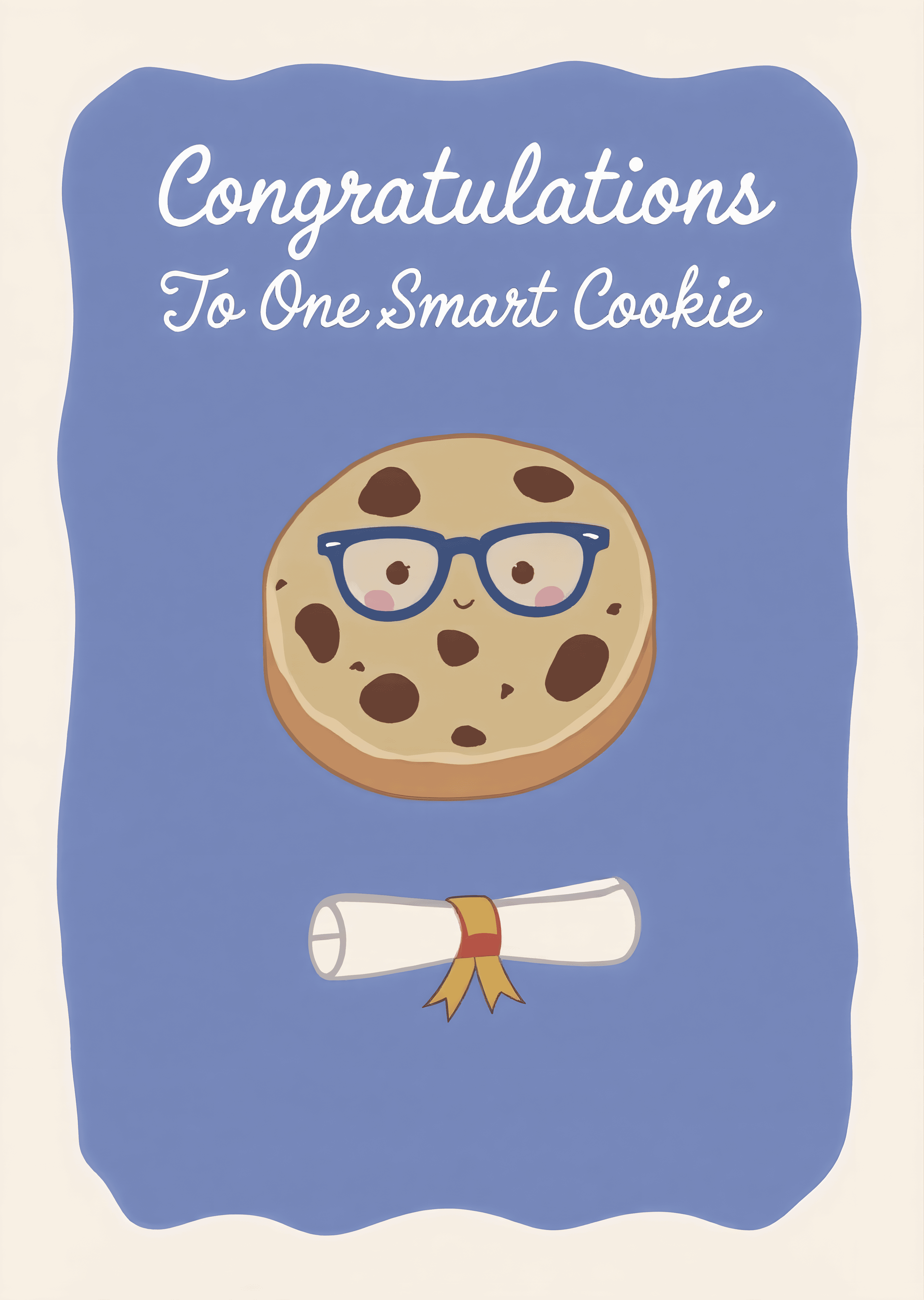 Funny Graduation Card Smart Cookie Design